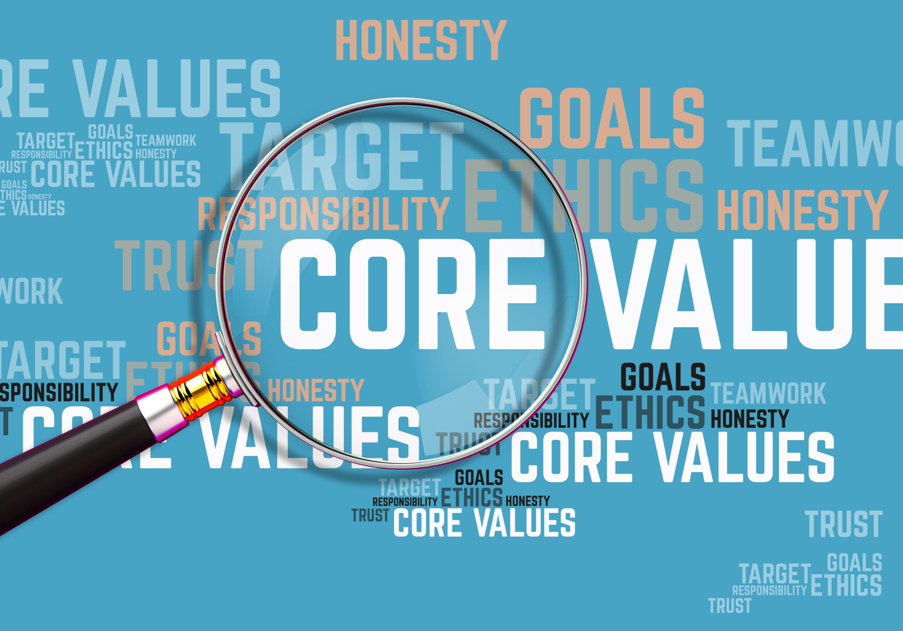 core values 3d render